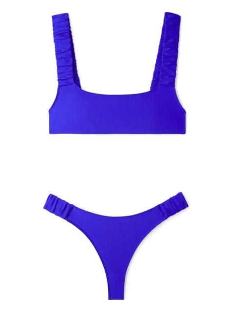 SUNNEI ruched bikini set
