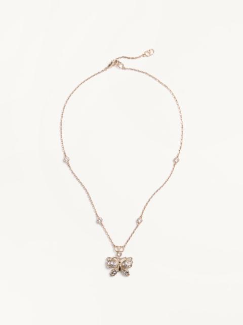Valentino FLUTTERBY METAL AND SWAROVSKI CRYSTALS NECKLACE®
