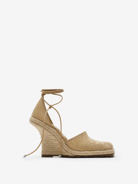 Burberry Mesh Plunge Espadrilles