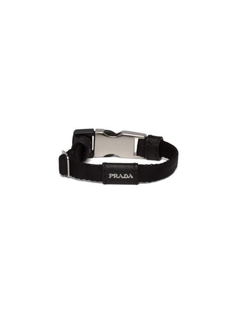 Prada Woven nylon bracelet