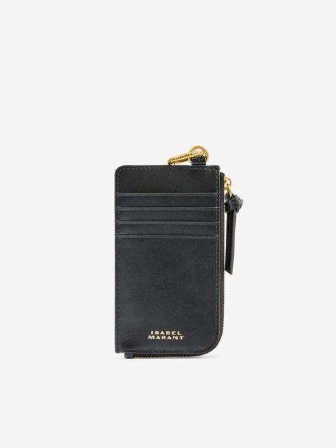 Isabel Marant OSKAN LEATHER CARDHOLDER