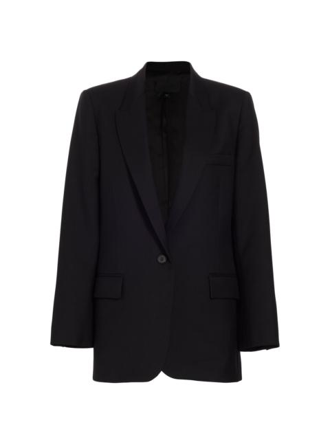 NILI LOTAN Women's Diane Single-Breasted Wool Blazer - Black
