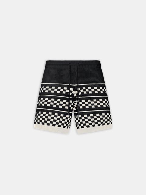 AMIRI CHECKERED MESH SHORT