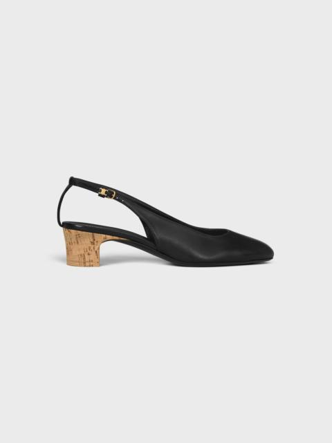 CELINE NEO CITY SLINGBACK IN GOATSKIN