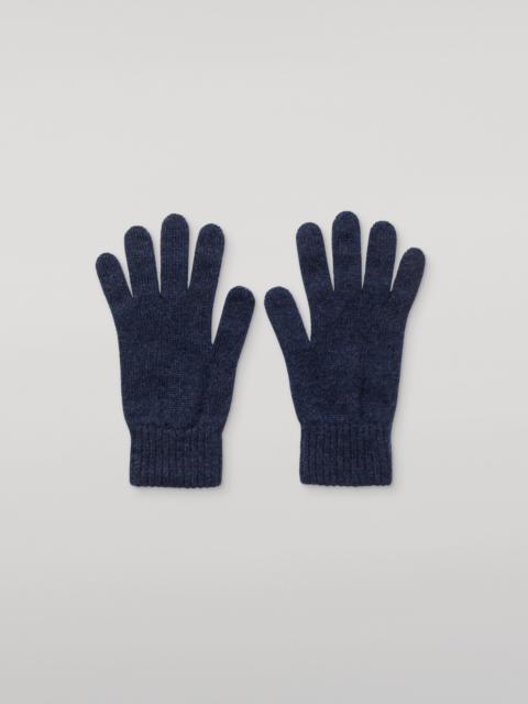 Johnstons of Elgin Patrick Navy Men's Cashmere Gloves