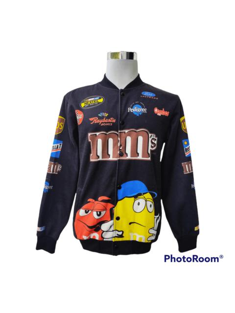 Other Designers Cartoon Network × NASCAR - M&M x Nascar Light Varsity Jacket