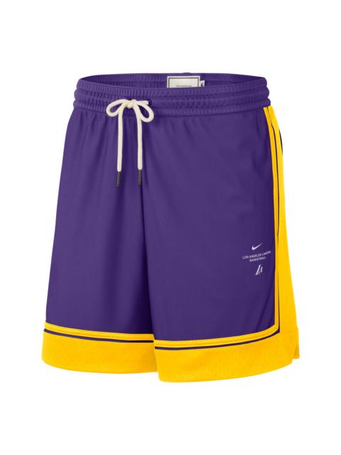 Nike Nike Los Angeles Lakers Standard Issue 6" NBA Shorts 'Field Purple Amarillo' IQ1759-504