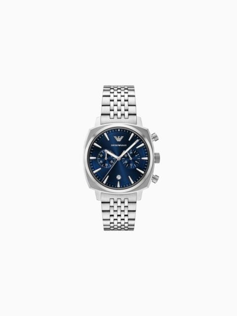 EMPORIO ARMANI CHRONOGRAPH STAINLESS STEEL WATCH