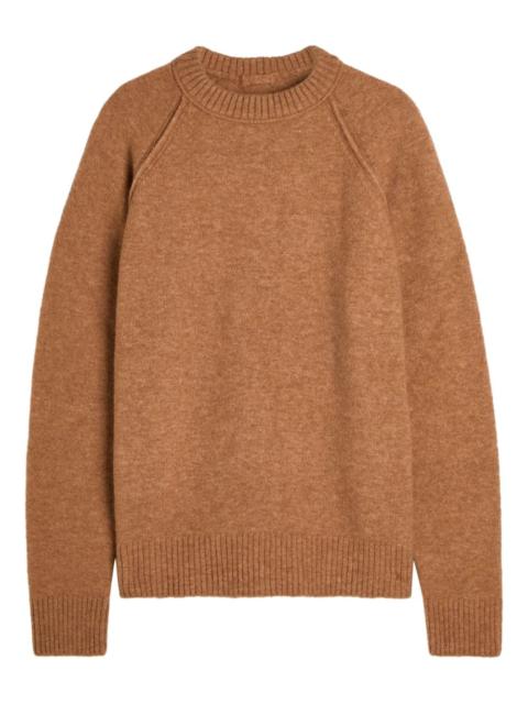 Ten C raglan-sleeve crew-neck sweater