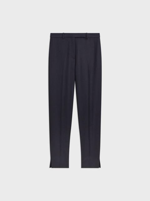 Theory Tapered High-Waist Pant in Sleek Flannel