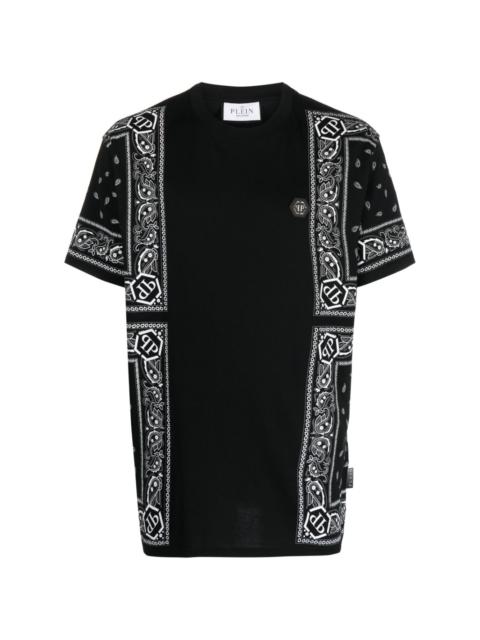 PHILIPP PLEIN paisley-print 티셔츠