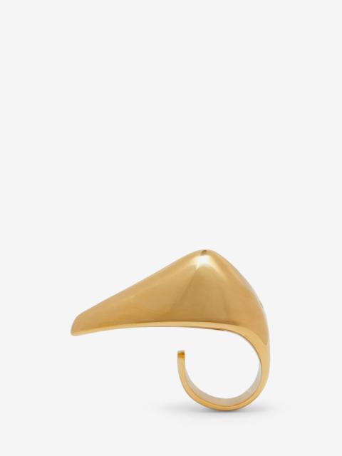 Women's Thorn Claw Ring in Antique Gold