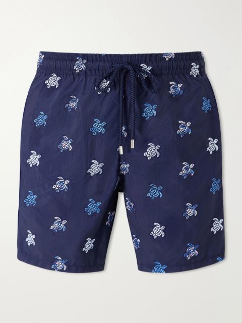 Vilebrequin Mistral Embroidered Straight-Leg Swim Shorts
