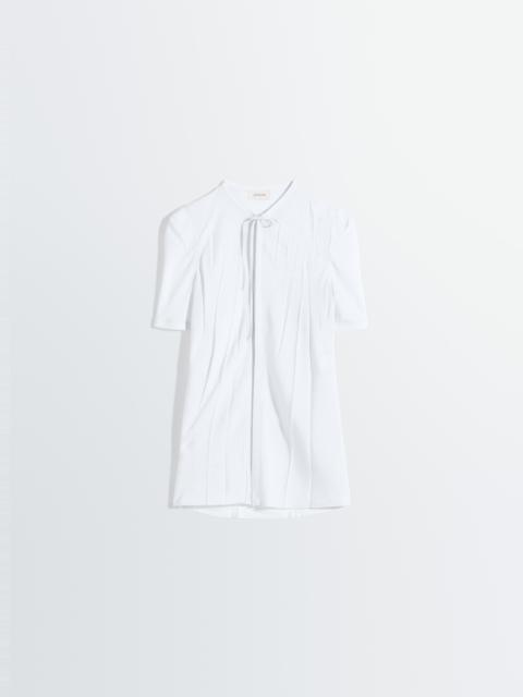 Lemaire CREASED FITTED SHIRT IN POLY VISCOSE TWILL