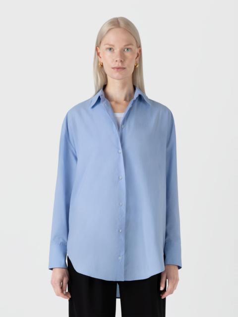 Sunspel Oversized Cotton Poplin Shirt