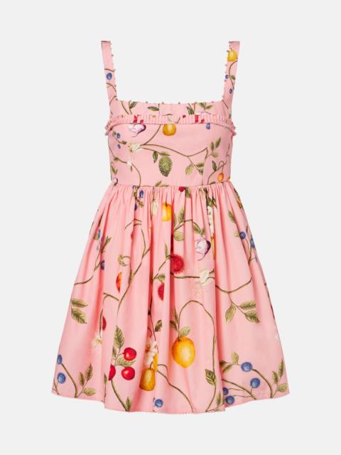 Agua by Agua Bendita Barbara Mini printed cotton minidress