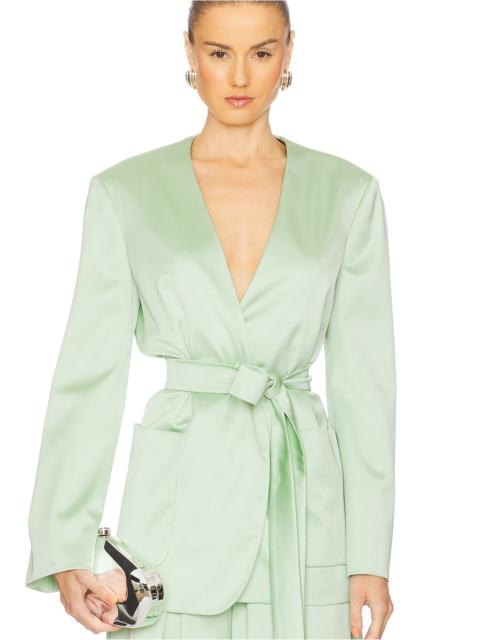 THE ANDAMANE Wes Collarless Blazer