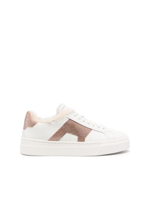 スニーカー SANTONI \"Double Buckle\" rhinestone-embellished sneakers Santoni 