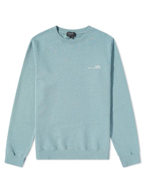 スウェット・トレーナー A.P.C. COTTON JERSEY SWEATSHIRT WITH MICRO LOGO A.P.C. BOXY MICRO LOGO SWEATSHIRT | REVERSIBLE