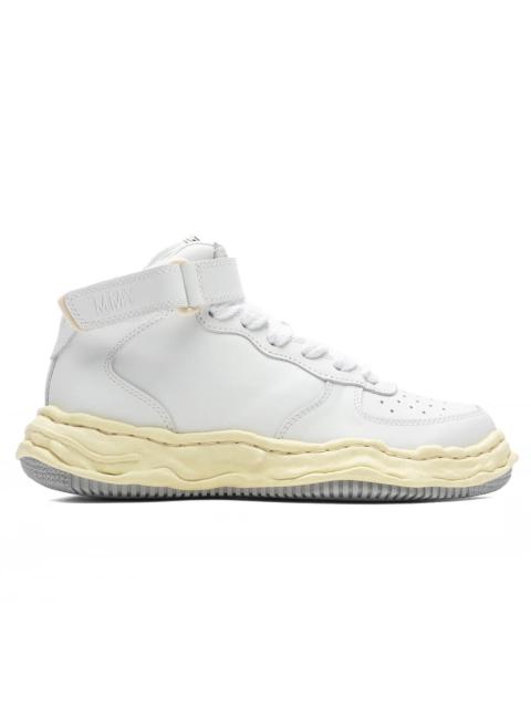 WAYNE VINTAGE COLOR SOLE LEATHER HIGH - WHITE