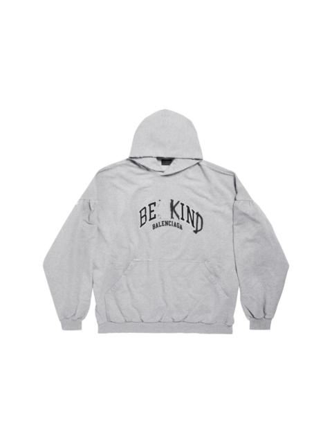 quote-print cotton hoodie