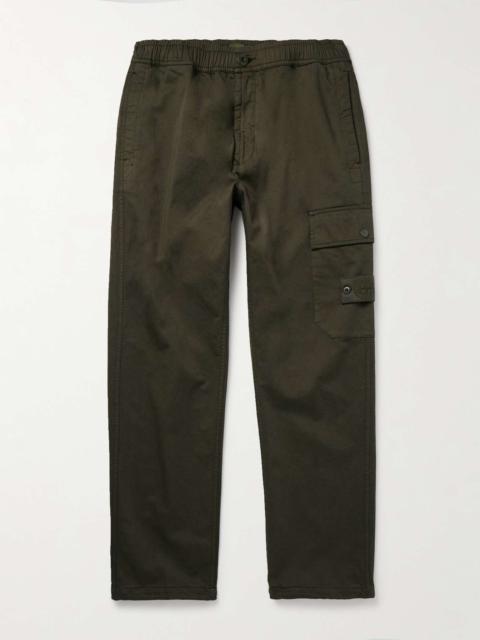 Ghost Straight-Leg Logo-Appliquéd Cotton-Blend Cargo Trousers