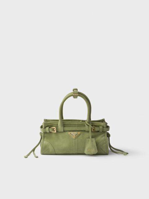 Prada Prada Bonnie suede mini handbag