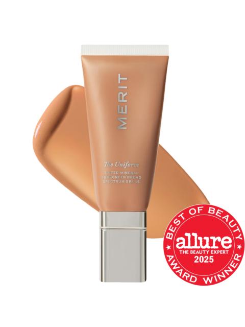 MERIT The Uniform™ Tinted Mineral Sunscreen Broad Spectrum SPF 45