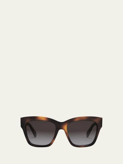 CELINE Triomphe Square Acetate Sunglasses
