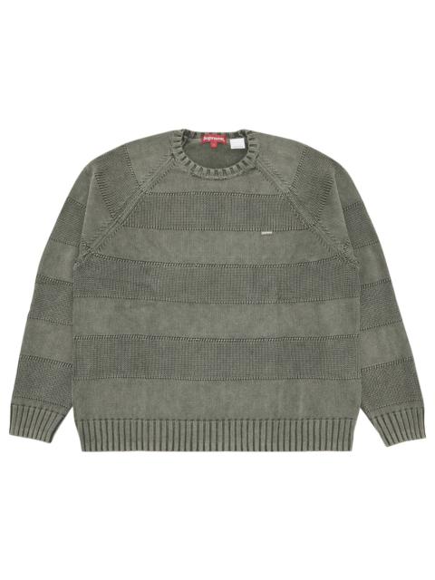 Supreme Supreme Gonz Poems Sweater 'Olive' | REVERSIBLE