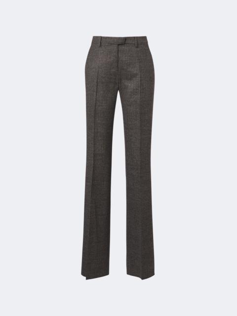 Etro Checked wool straight pants