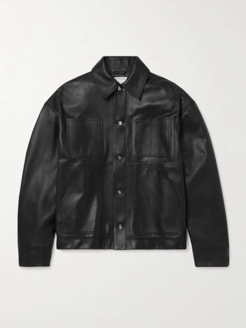 Bottega Veneta Panelled Leather Jacket