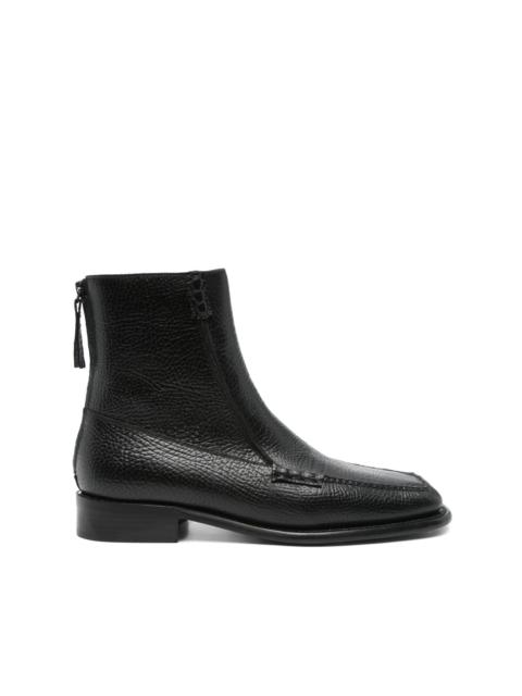 HEREU leather Chelsea boots