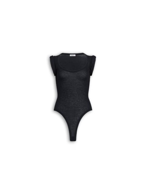 Alaïa CASHMERE-BLEND JERSEY BODYSUIT