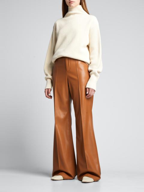 Dylan High-Waist Faux-Leather Pants