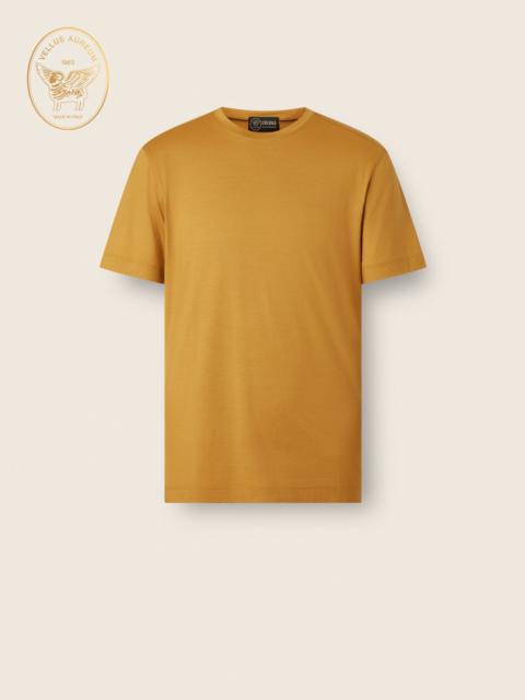 ZEGNA YELLOW VELLUS AUREUM T-SHIRT