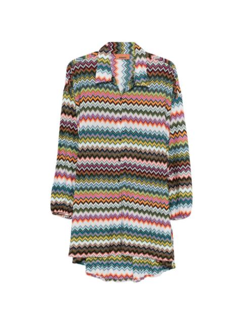 Missoni zigzag buttoned top