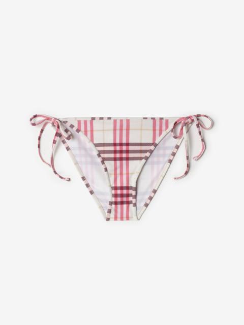 Burberry Check Bikini Briefs