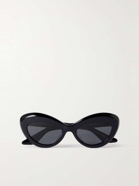 Oliver Peoples + Khaite 1968C oval-frame acetate sunglasses