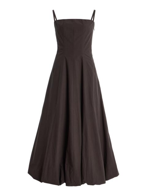 Proenza Schouler Ella Cotton Midi Dress brown