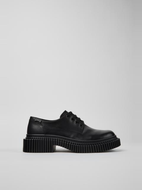 CAMPER Pix Berlin Black Leather Shoes for Men.