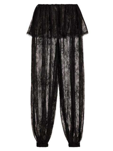 RONNY KOBO Women's Bern Lace Balloon Pants - Black