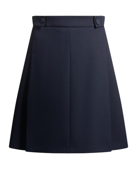 BOSS PLEAT-FRONT SKIRT WITH BUTTONED WAIST
