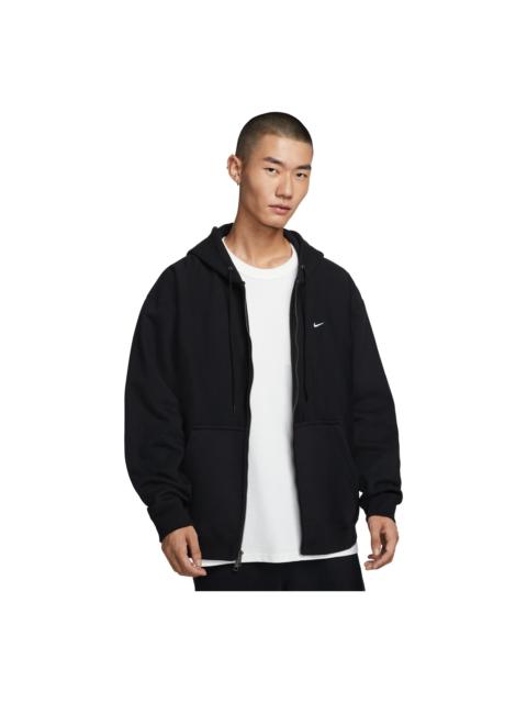 Nike Nike Solo Swoosh Full-Zip Fleece Hoodie 'Black' HV1085-010