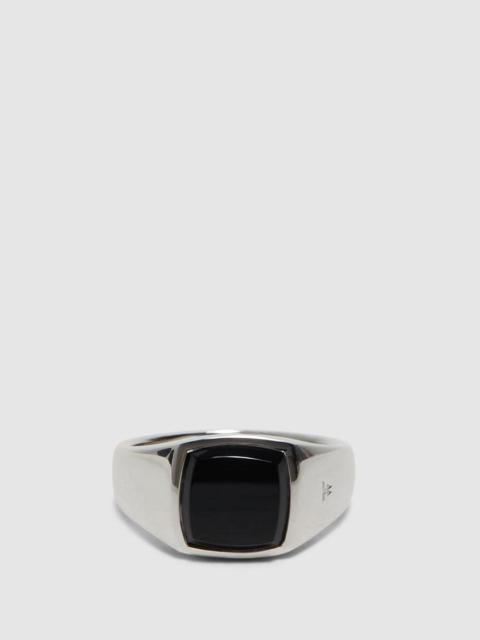 TOM WOOD Polished onyx kay ring