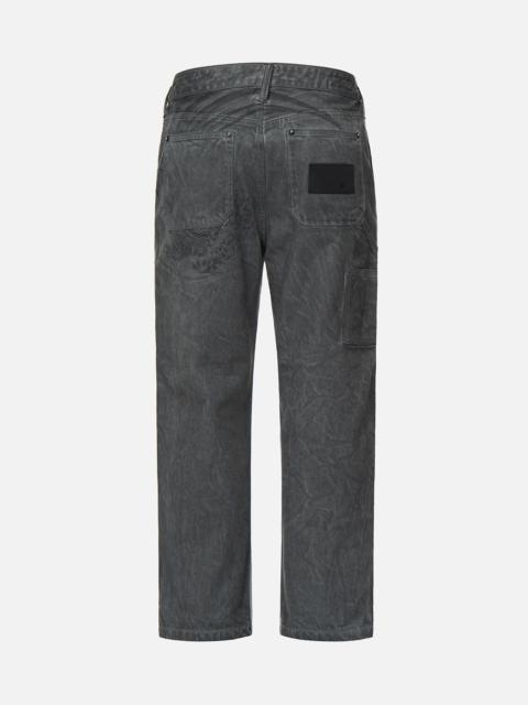 EVISU The Great Wave Print Straight-leg Jeans