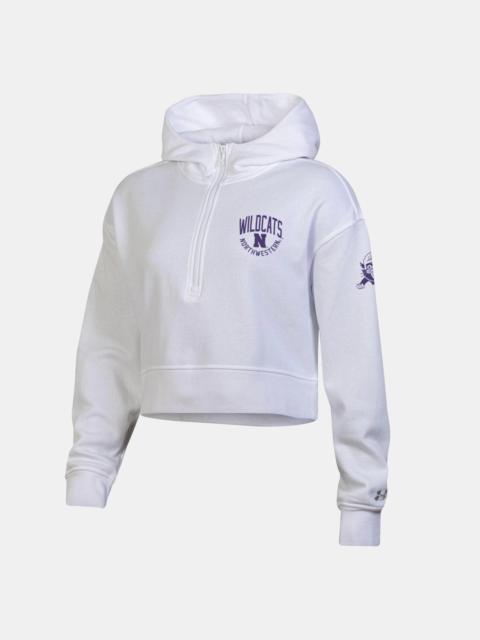 Under Armour Women's UA Rival Fleece Collegiate ½ Zip Hoodie