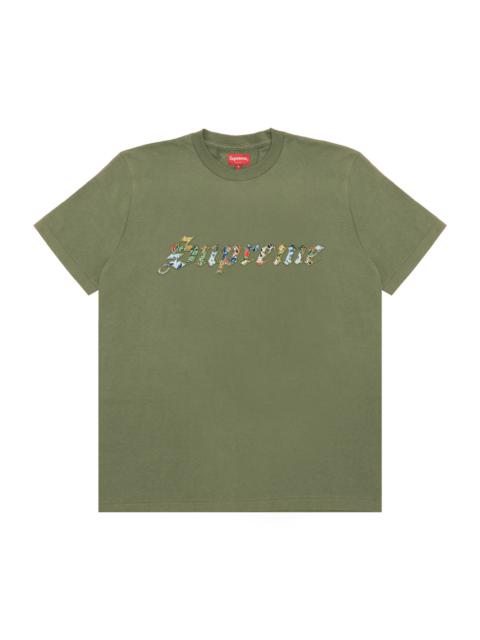 Supreme Supreme Toy Pile Tee 'Ash Grey' | REVERSIBLE