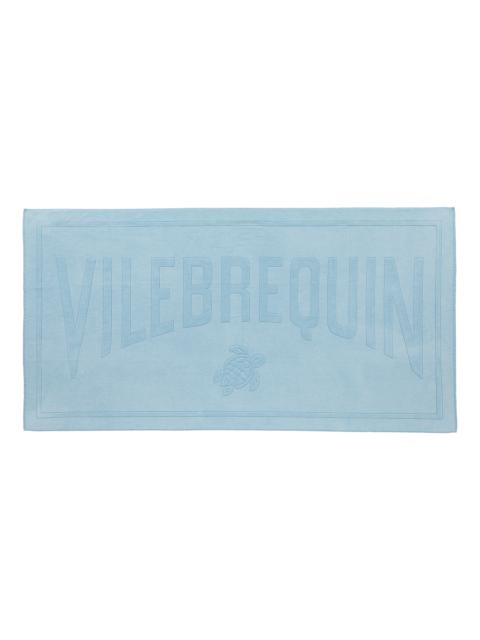 Vilebrequin Beach Towel Cotton Solid Mineral