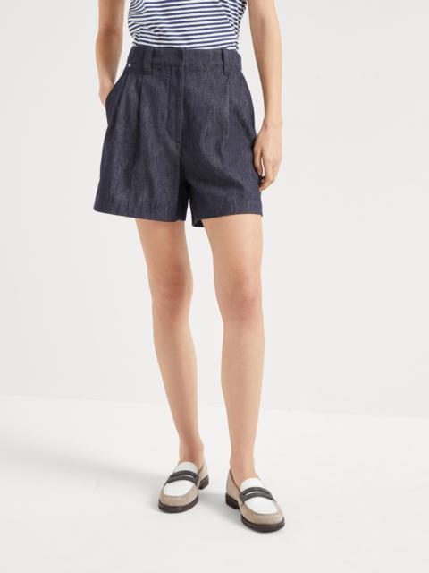 Brunello Cucinelli Denim Shorts | baseblu | REVERSIBLE